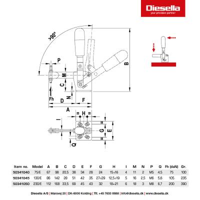 SPEEDY BLOCK 130/E vertikal spænder